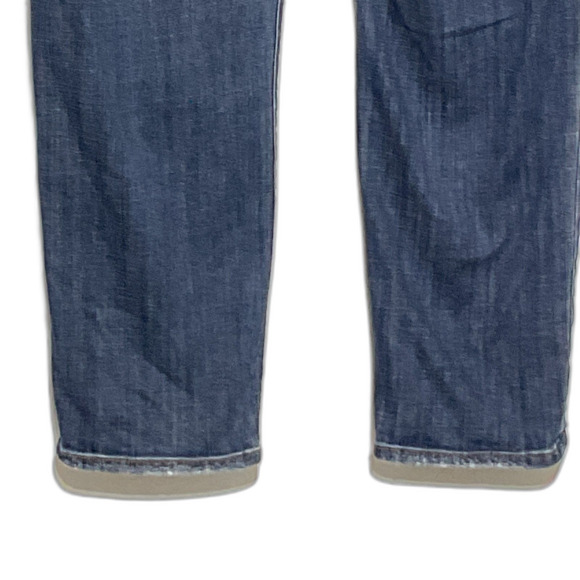 Chico's So Slimming Girlfriend Crop Jeans Dark Wash Size 10 - Picture 3 of 9